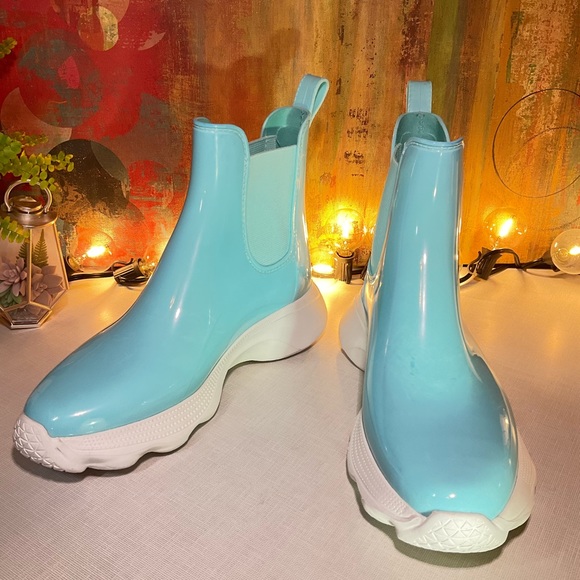 Kenneth Cole New York Women's Rain Boot, Turquoise, 7 US - Picture 1 of 11